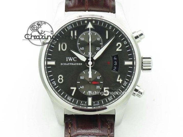 MIROTIME 1223 FastDry Portugieser Chronograph IW371615 ZF Best Edition Green Dial on SS Bracelet A7750 (Slim Movement) 7038